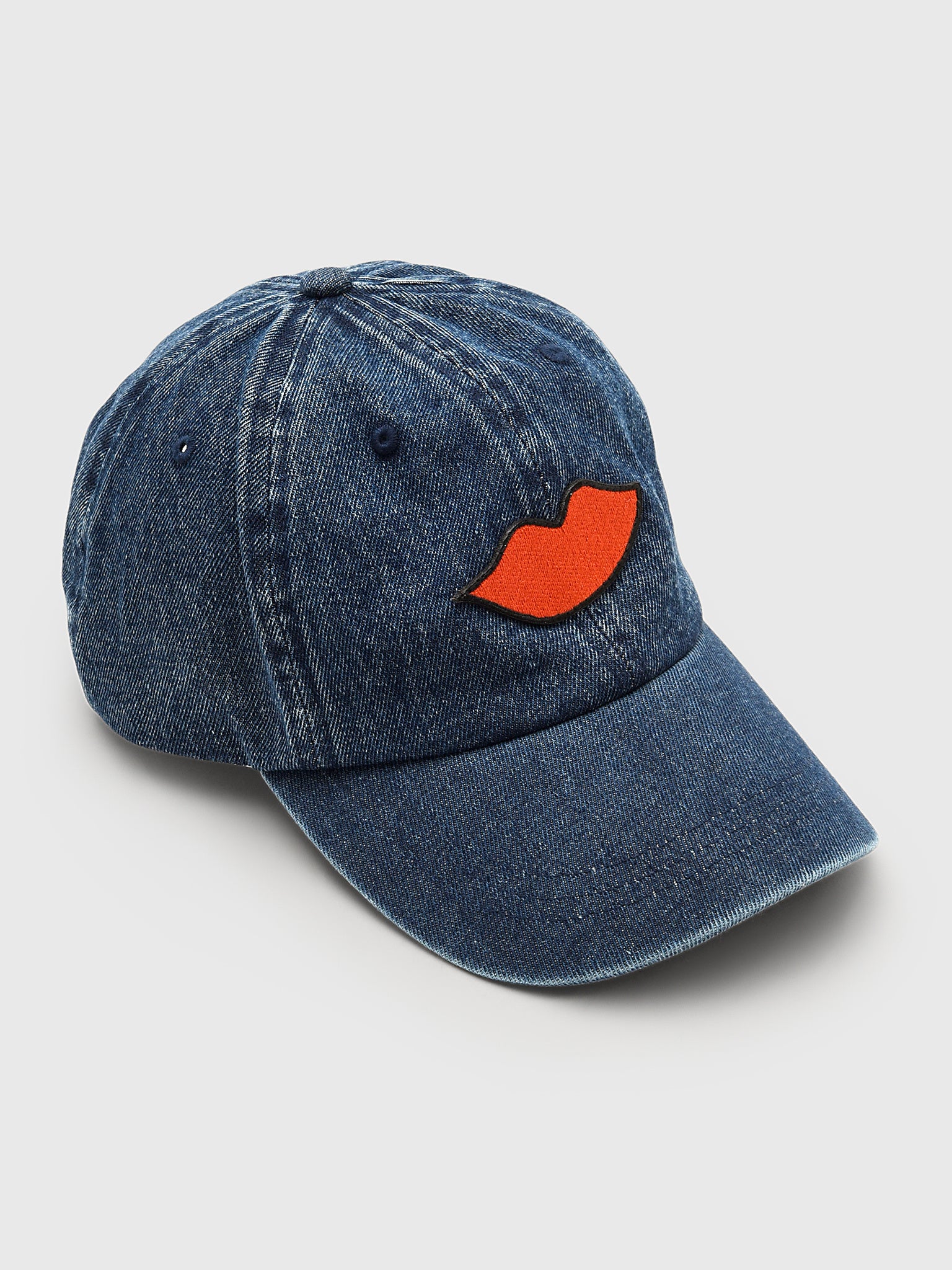 Clare V. Women's Denim Baseball Hat - Saint Bernard