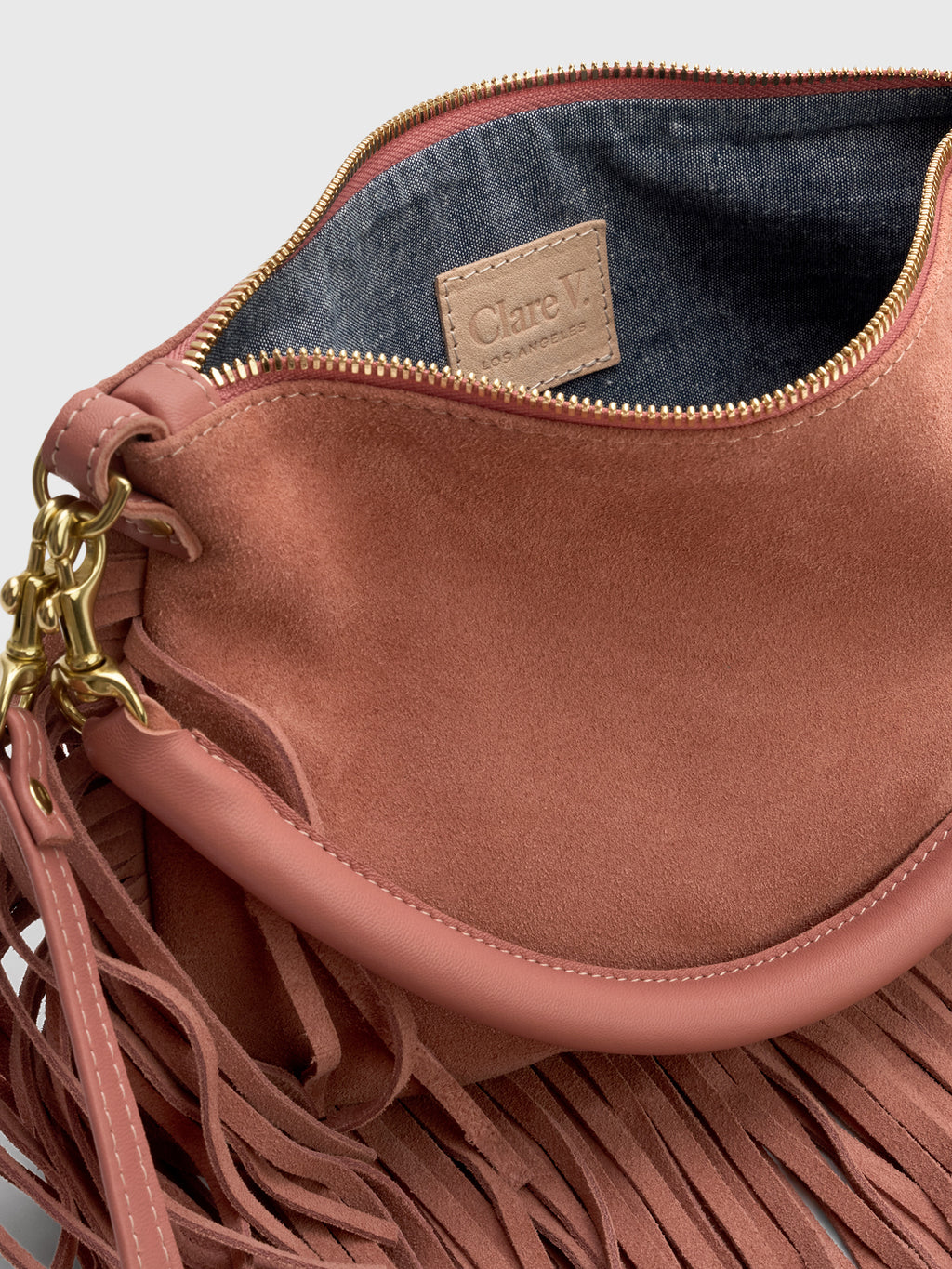 Clare V. Petit Moyen Messenger Bag - Saint Bernard