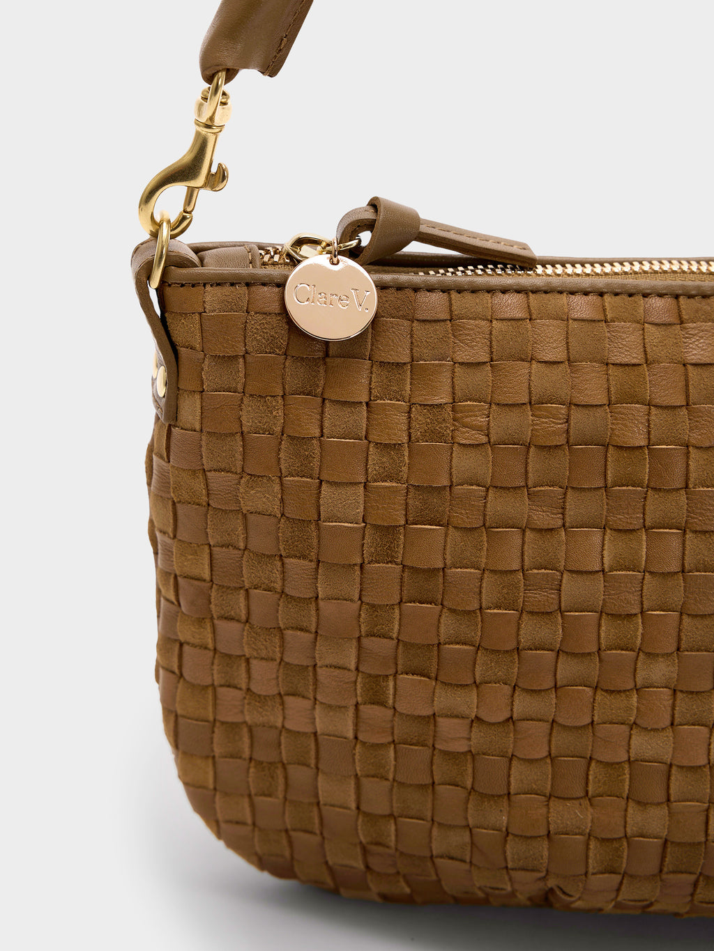 Clare V. Petit Moyen Messenger Bag - Saint Bernard