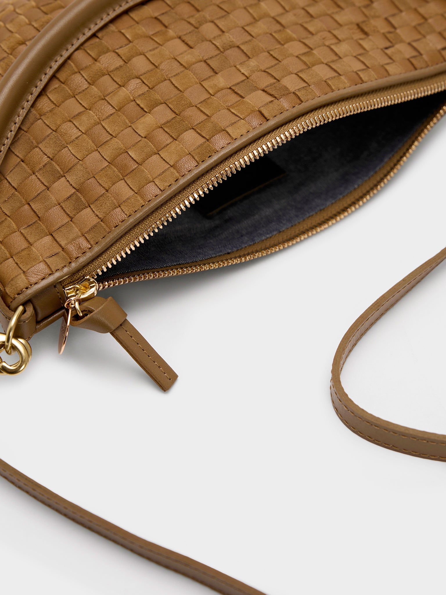 Clare V. Petit Moyen Messenger Bag - Saint Bernard