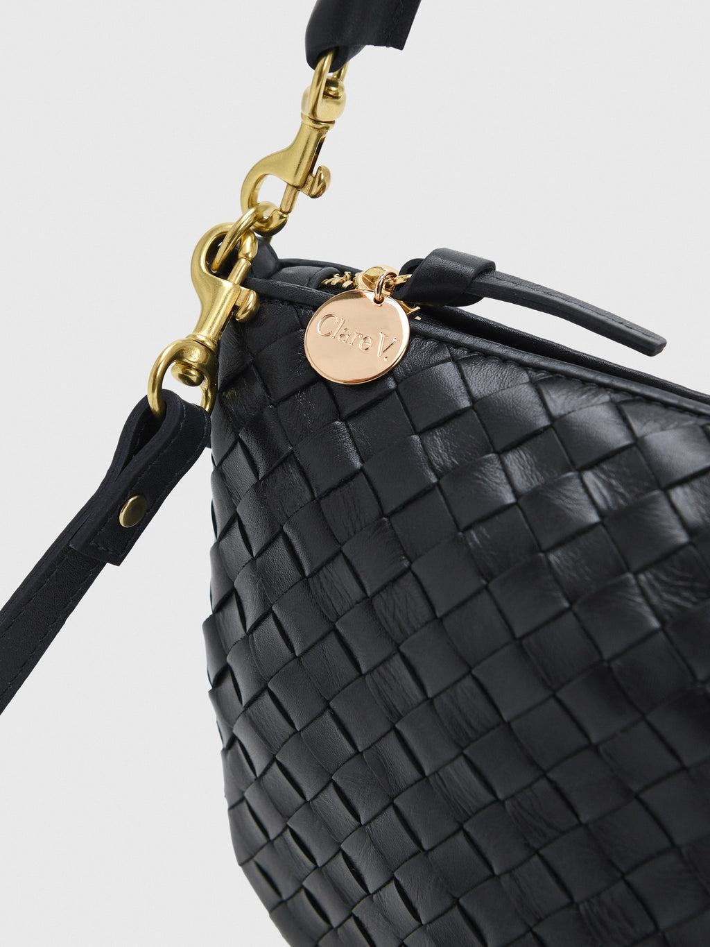 Clare V. Petit Moyen Messenger Bag - Saint Bernard