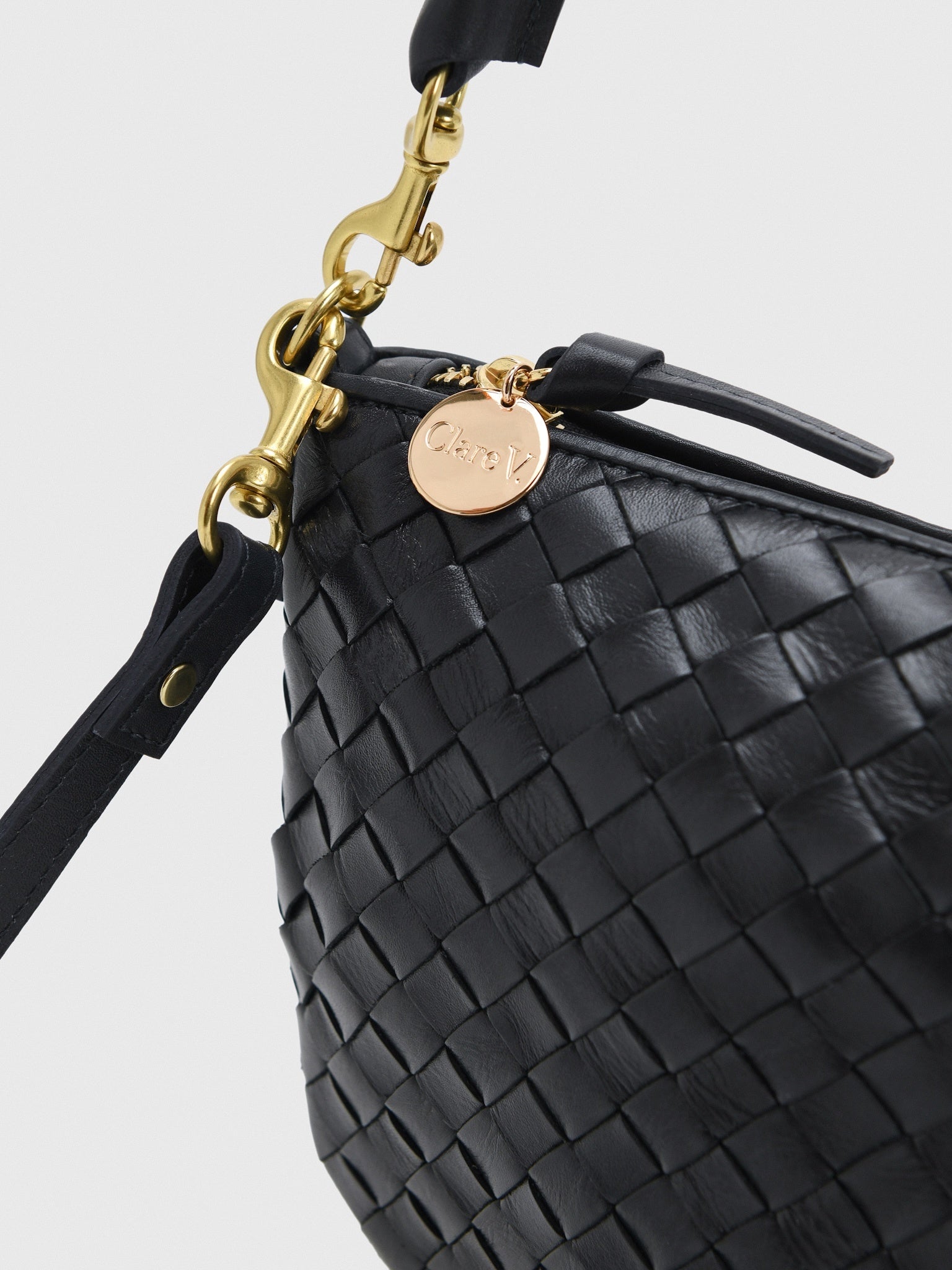 Clare V. Petit Moyen Messenger Bag - Saint Bernard