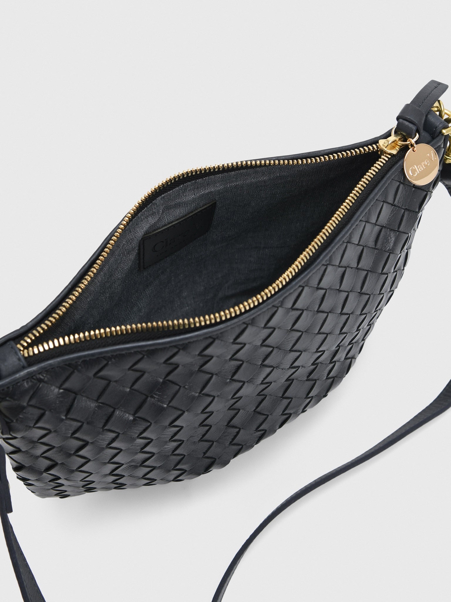 Clare V. Petit Moyen Messenger Bag - Saint Bernard