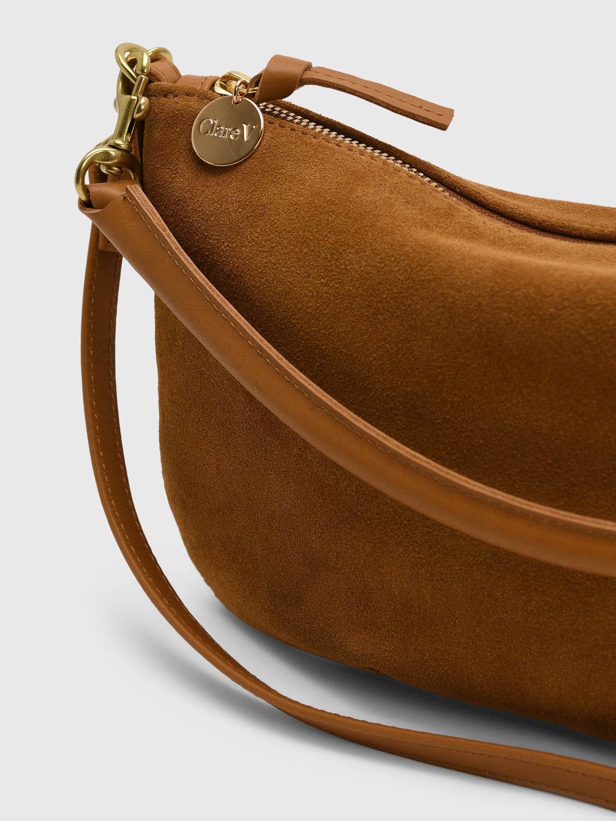 Clare V. Petit Moyen Messenger Bag - Saint Bernard