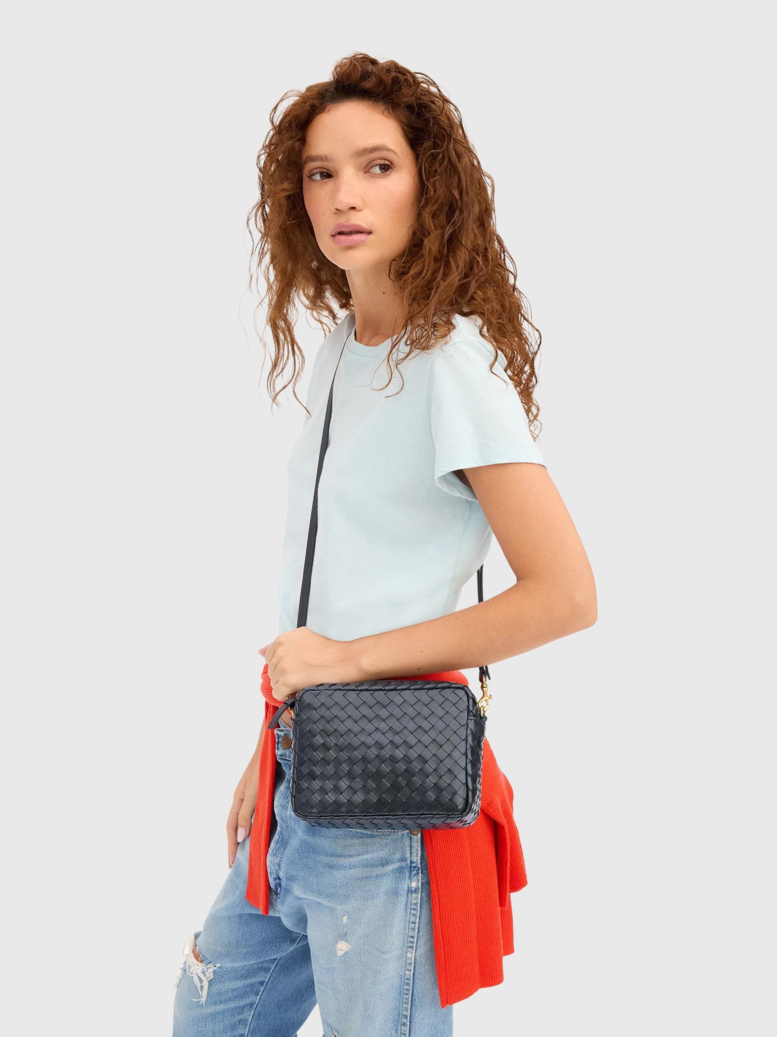 Clare V. Pocket Midi Sac Crossbody Bag
