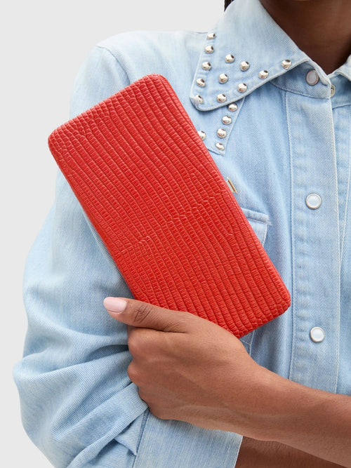 Clare V. Le Tabac Clutch - Saint Bernard