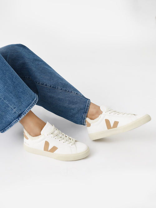 VEJA Women's Campo Fured Chromefree Leather Sneaker