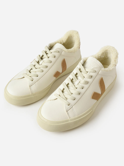 VEJA Women's Campo Fured Chromefree Leather Sneaker