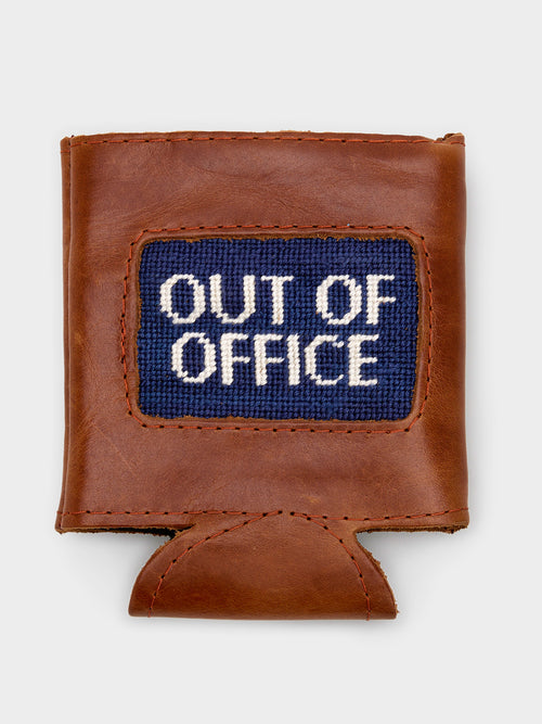 Smathers & Branson Out of Office Needlepoint Can Cooler