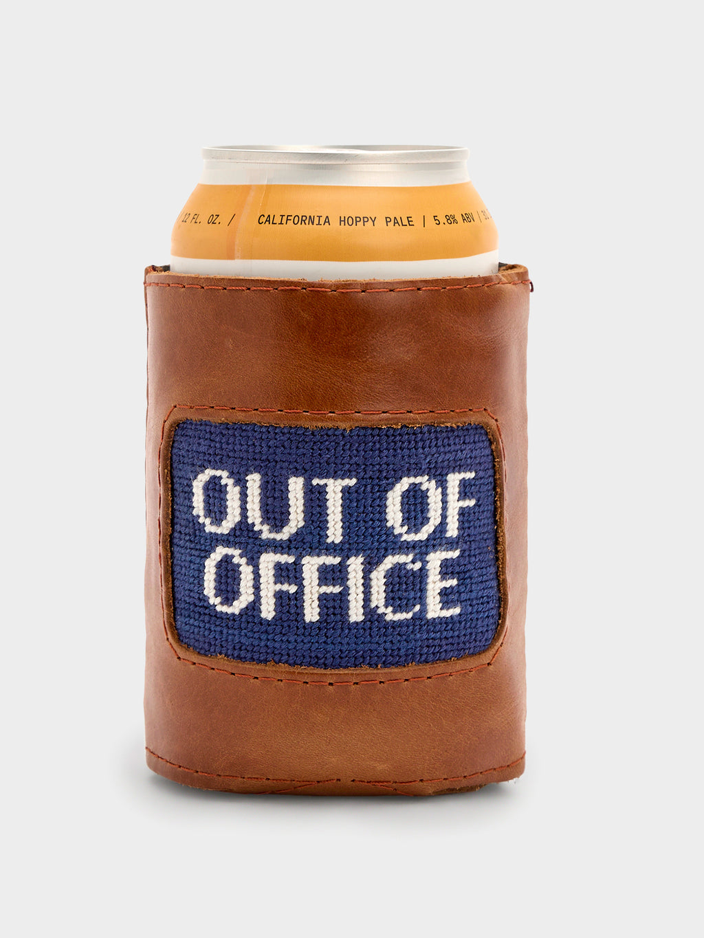 Smathers & Branson Out of Office Needlepoint Can Cooler - Saint Bernard