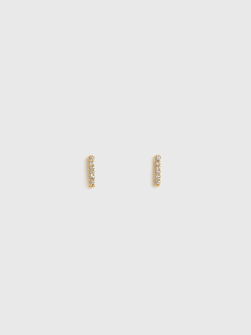 TAI Cubic Zirconia Stick Stud Earrings