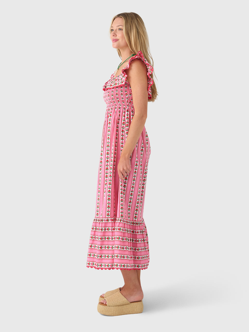 Pink City Prints Women's Carrie Dress - Saint Bernard