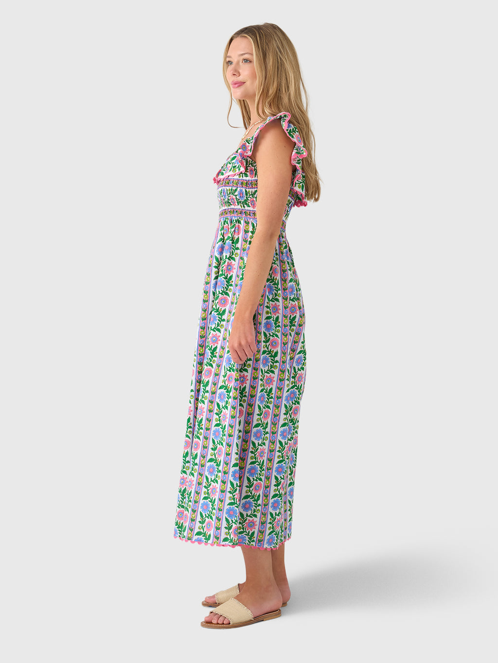 Pink City Prints Women's Carrie Dress - Saint Bernard