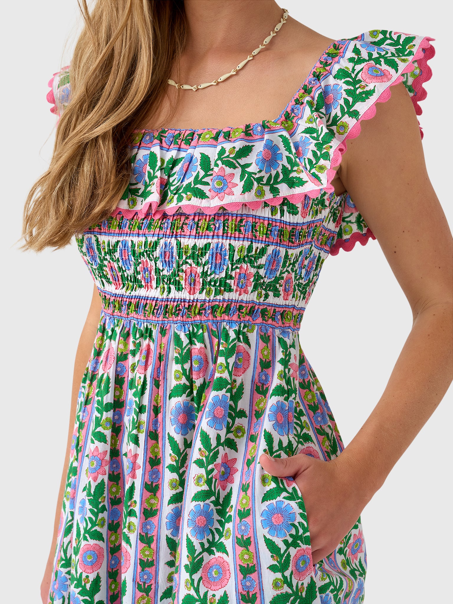 Pink City Prints Women's Carrie Dress - Saint Bernard
