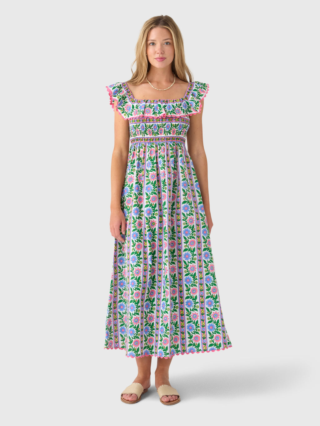 Pink City Prints Women's Carrie Dress - Saint Bernard