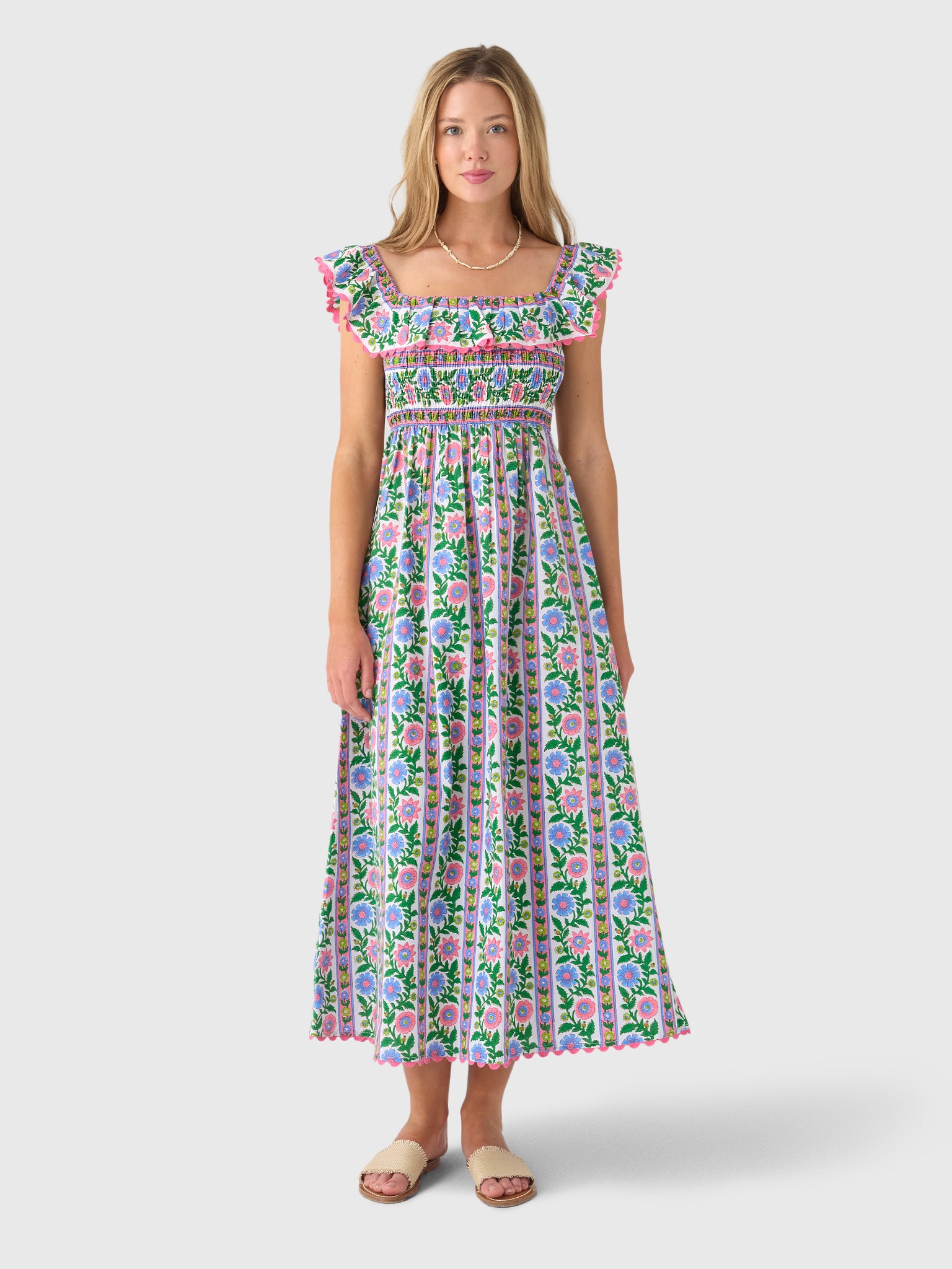 Pink City Prints Women's Carrie Dress - Saint Bernard