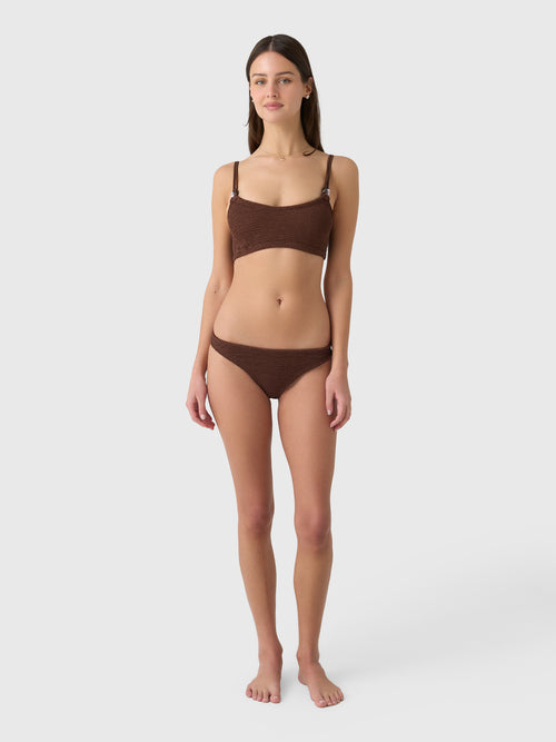 Hunza G Women's Cassie Beaded Bikini Set