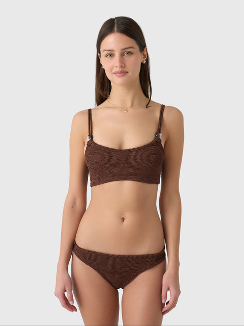 Hunza G Women's Cassie Beaded Bikini Set