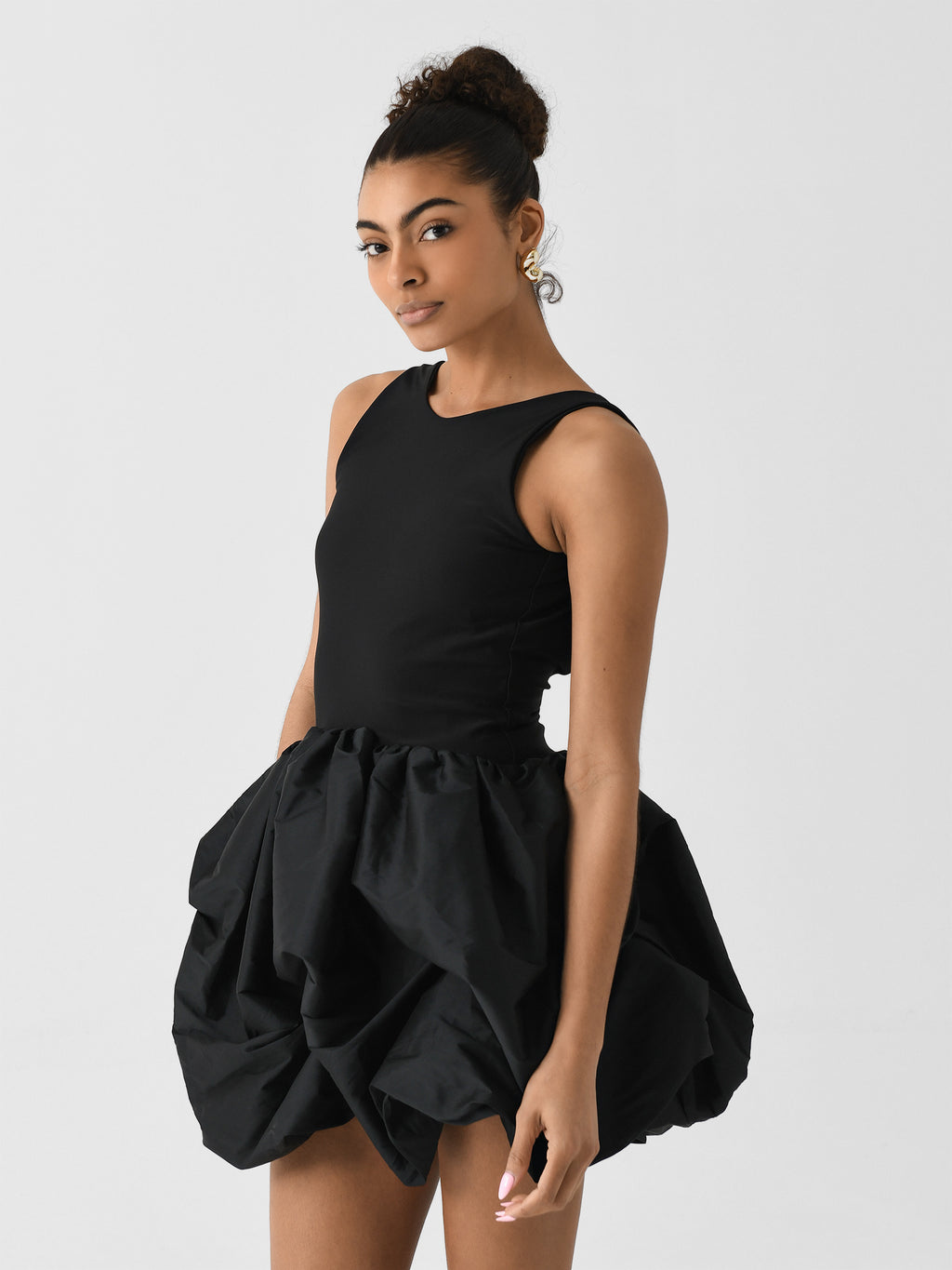 Cienaga Mini DressxBLACK-alt2