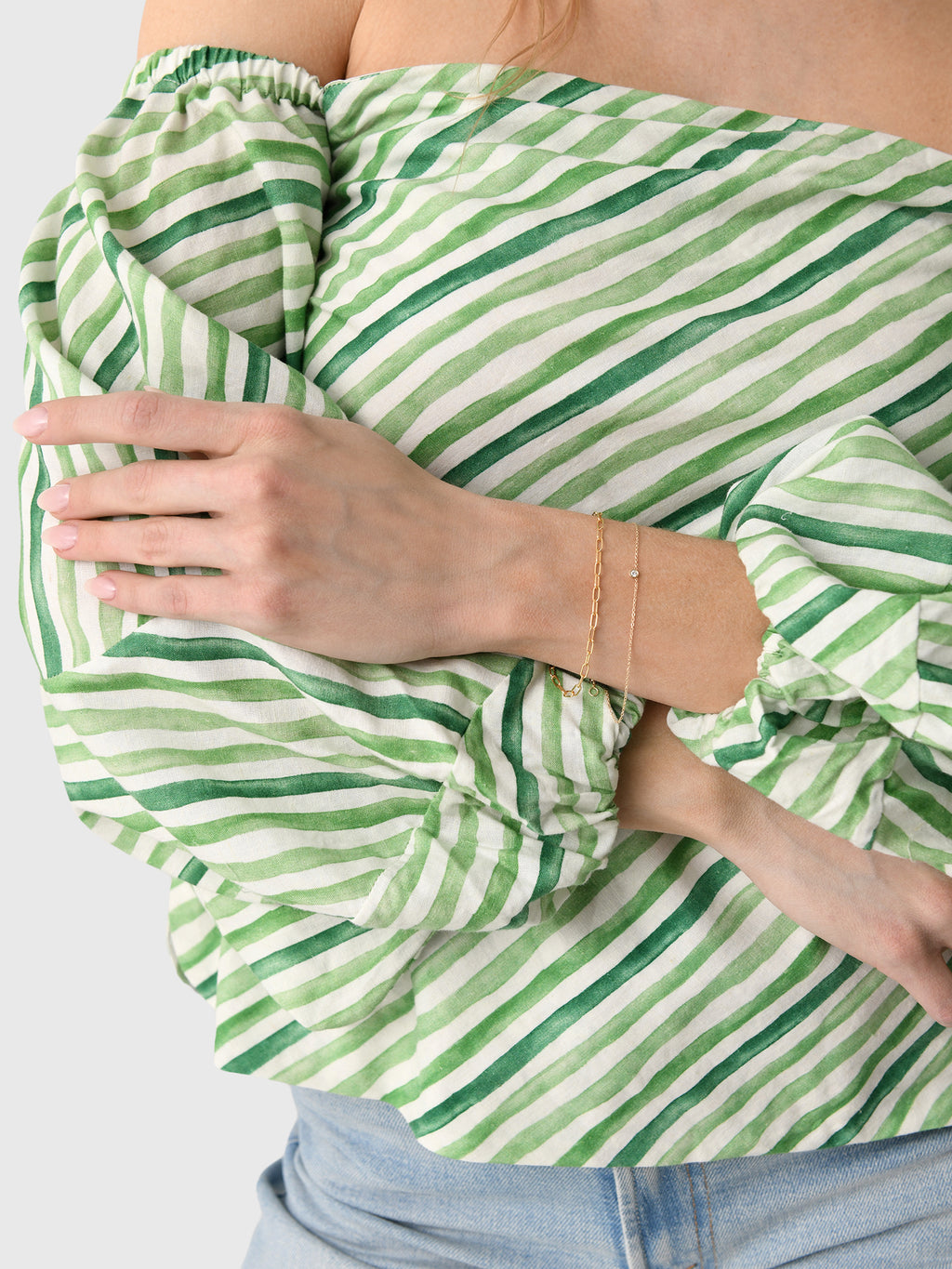 Classic Diamond BraceletxGOLD-alt1
