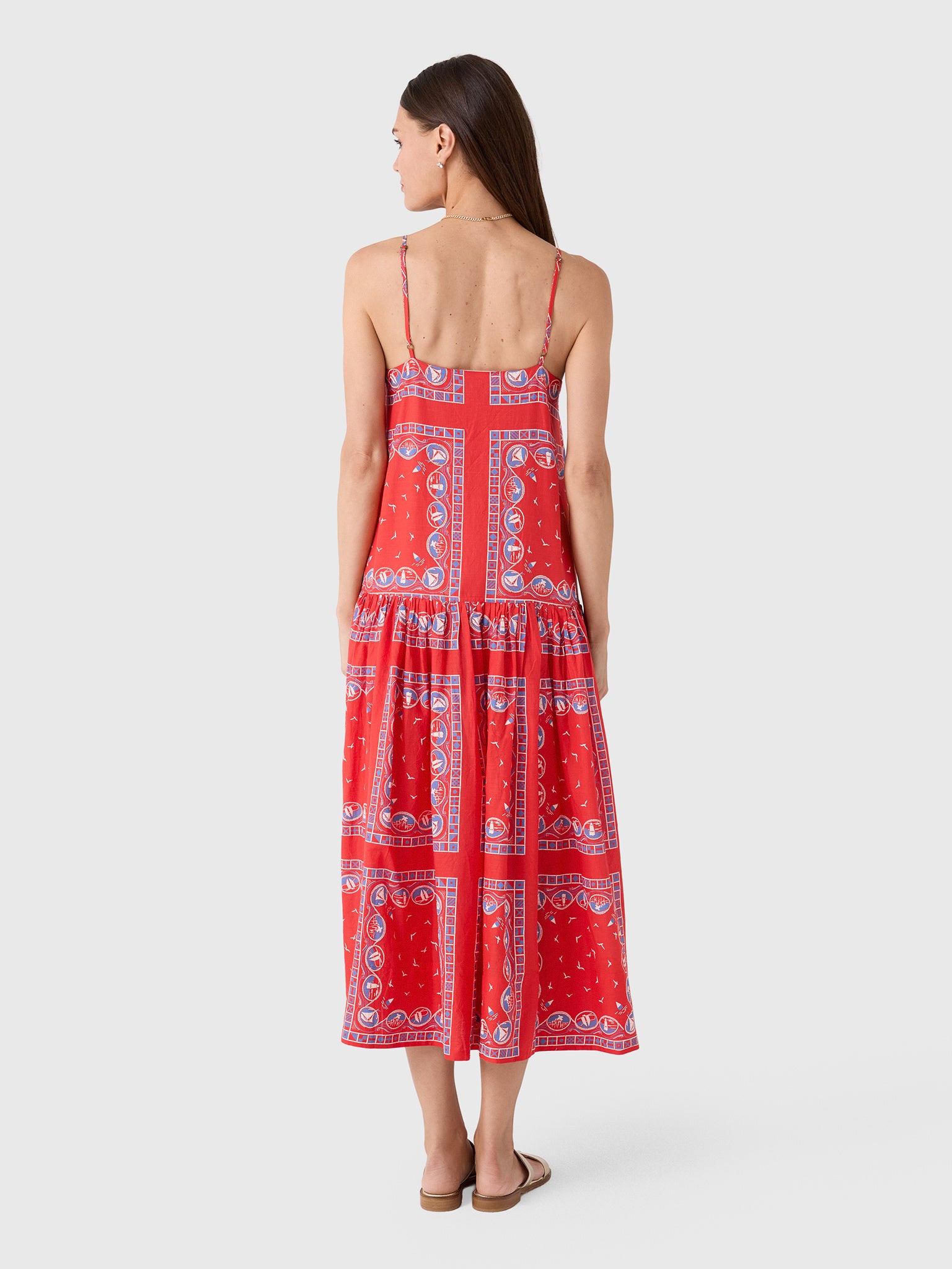 The Great Women's The Drop Waist Dress - Saint Bernard