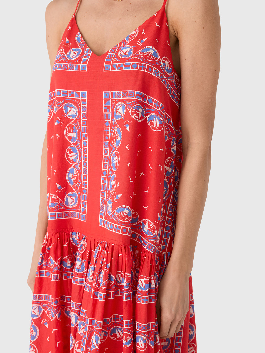 The Great Women's The Drop Waist Dress - Saint Bernard