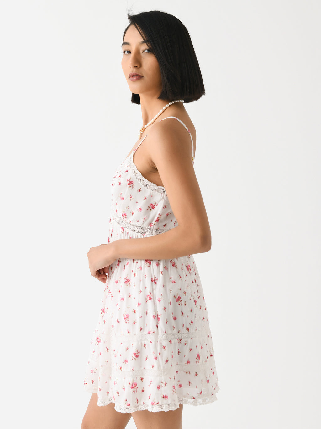 LoveShackFancy Women's Docila Mini Floral Cotton Dress – Saint Bernard