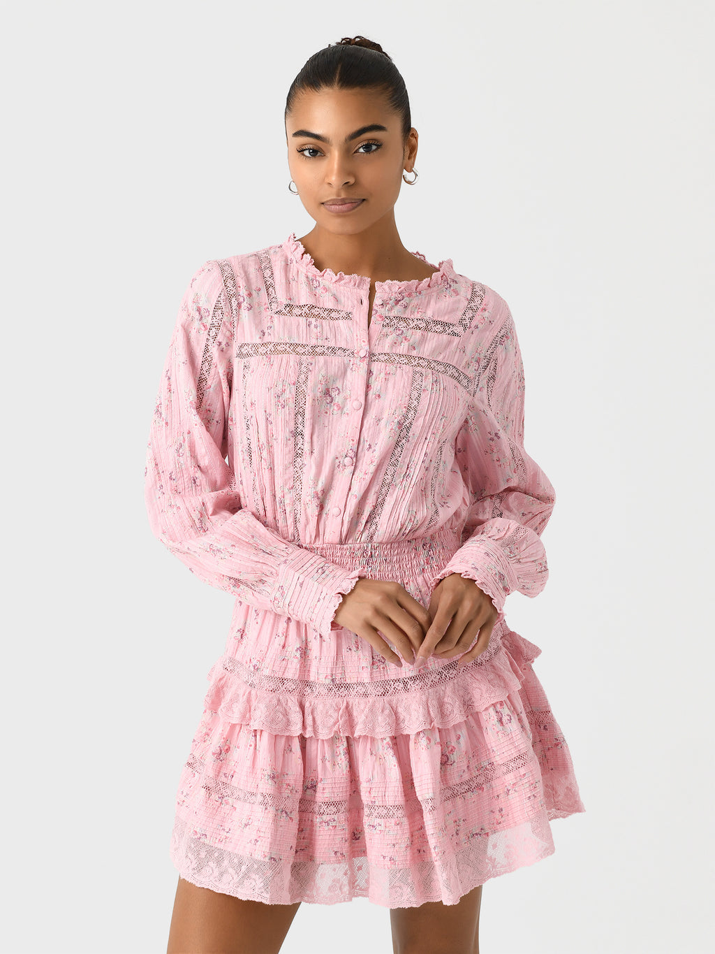 LoveShackFancy Women's Quinty Mini Dress - Saint Bernard