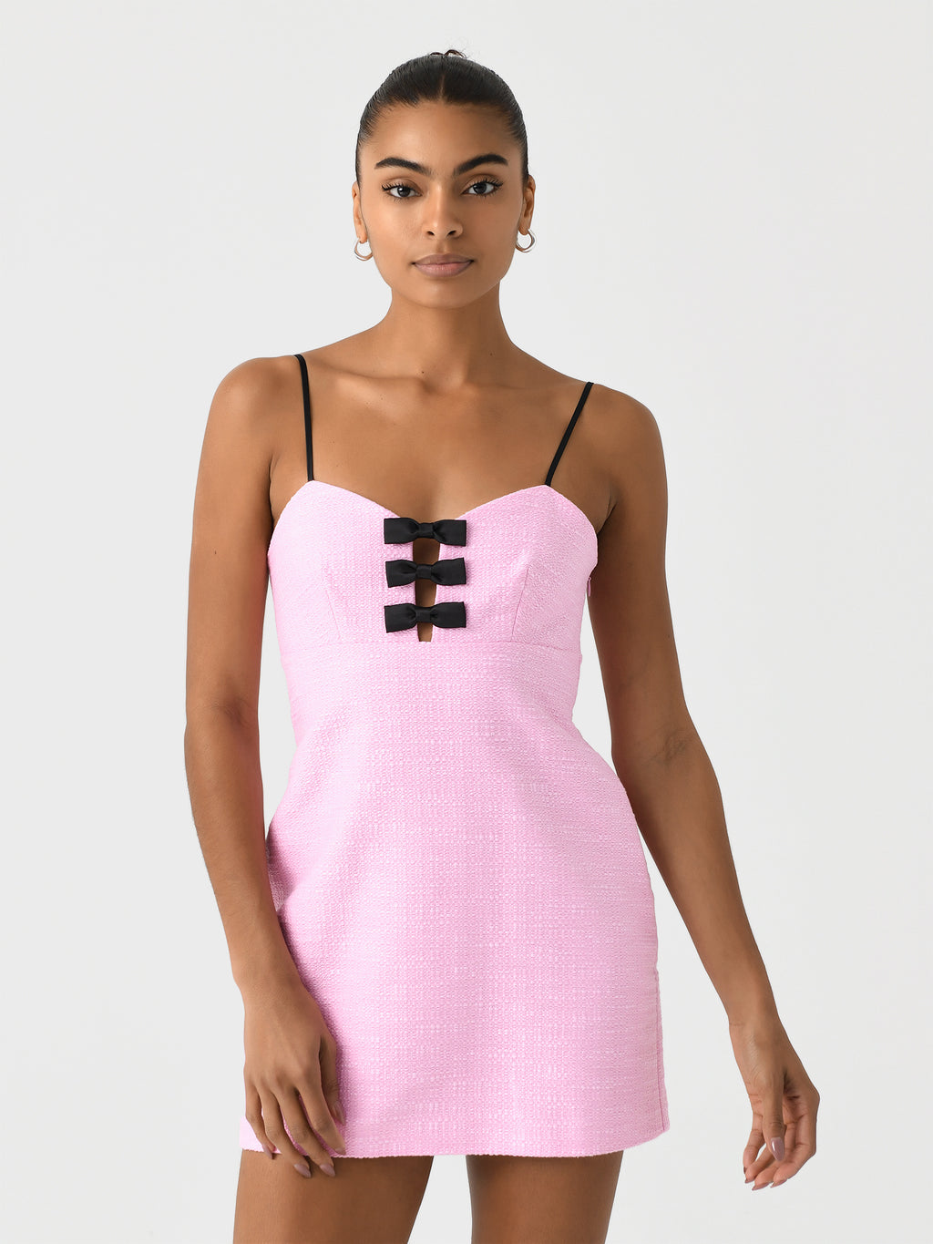 LoveShackFancy Women's Adelaide Tweed Mini Dress - Saint Bernard