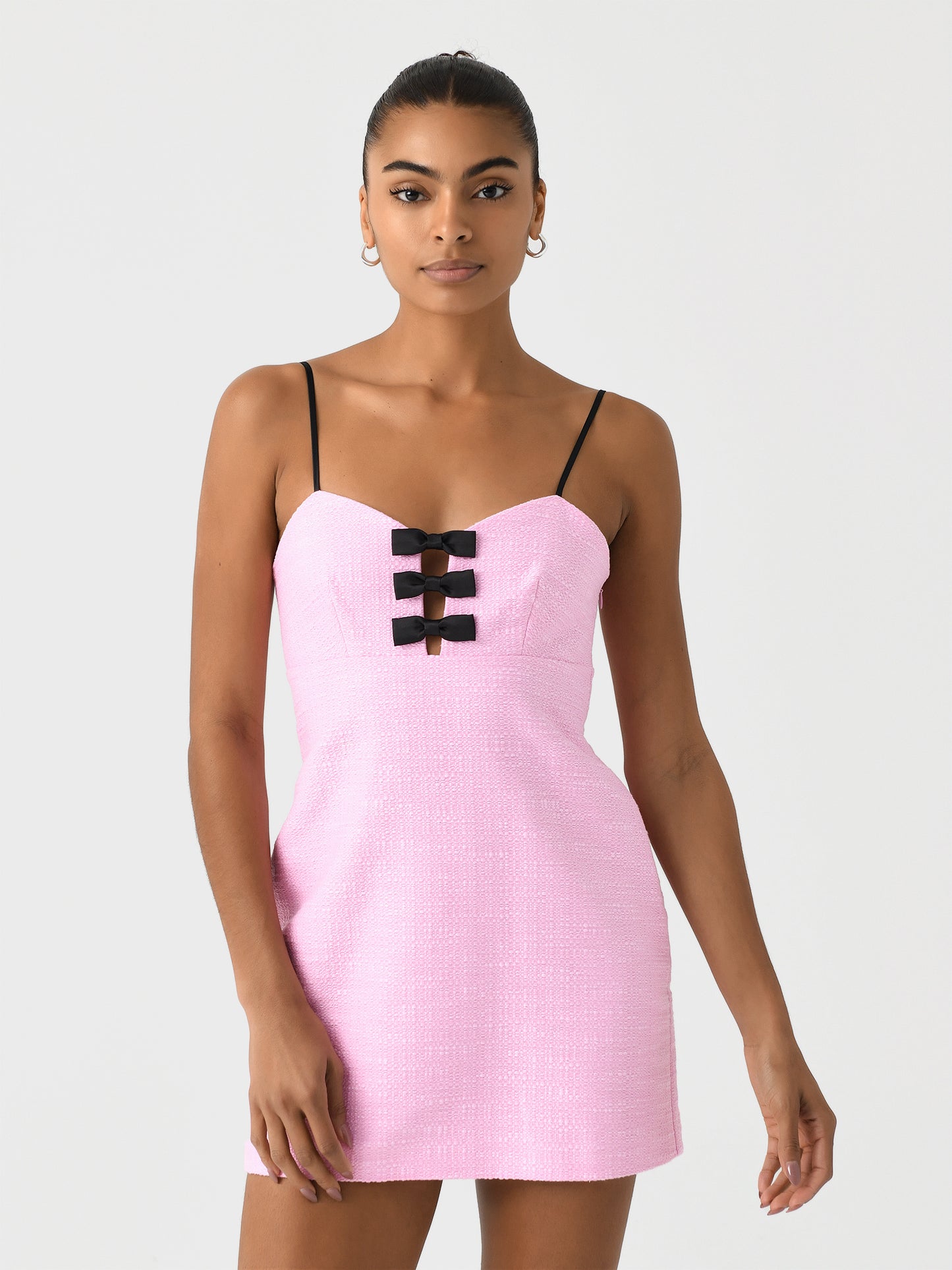 LoveShackFancy Women's Adelaide Tweed Mini Dress - Saint Bernard