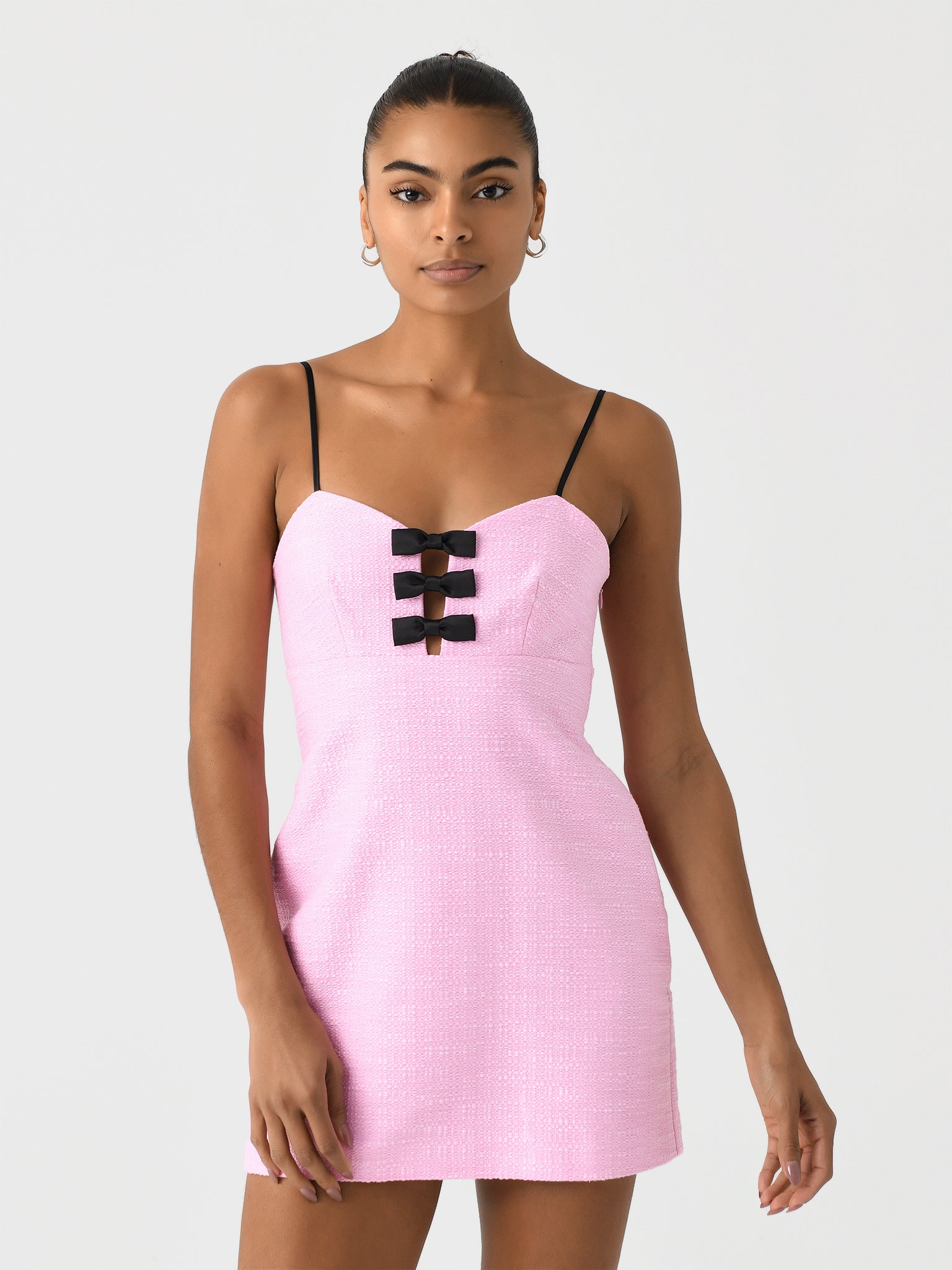 LoveShackFancy Women's Adelaide Tweed Mini Dress - Saint Bernard