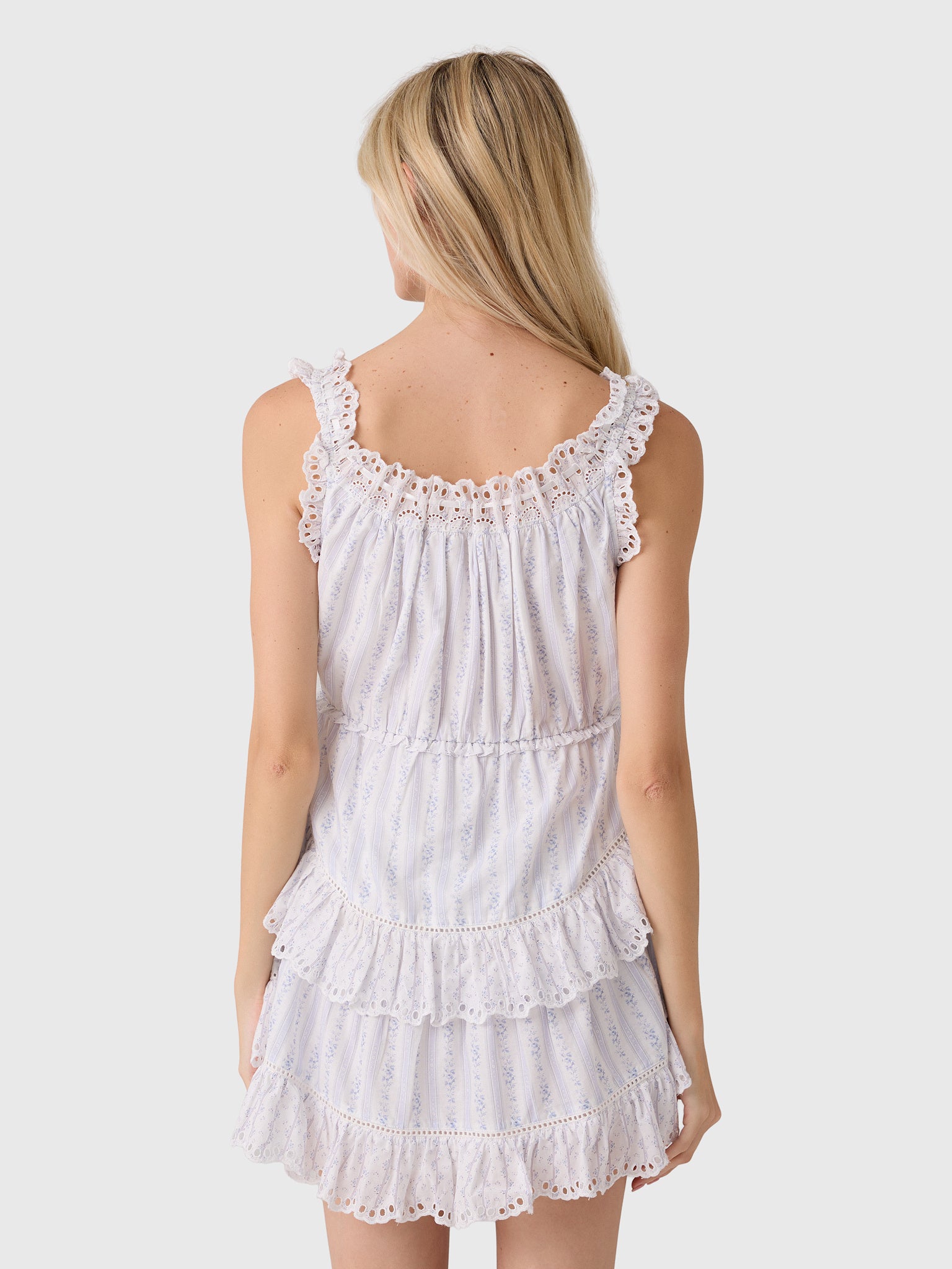 LoveShackFancy Women's Zayan Mini Dress - Saint Bernard