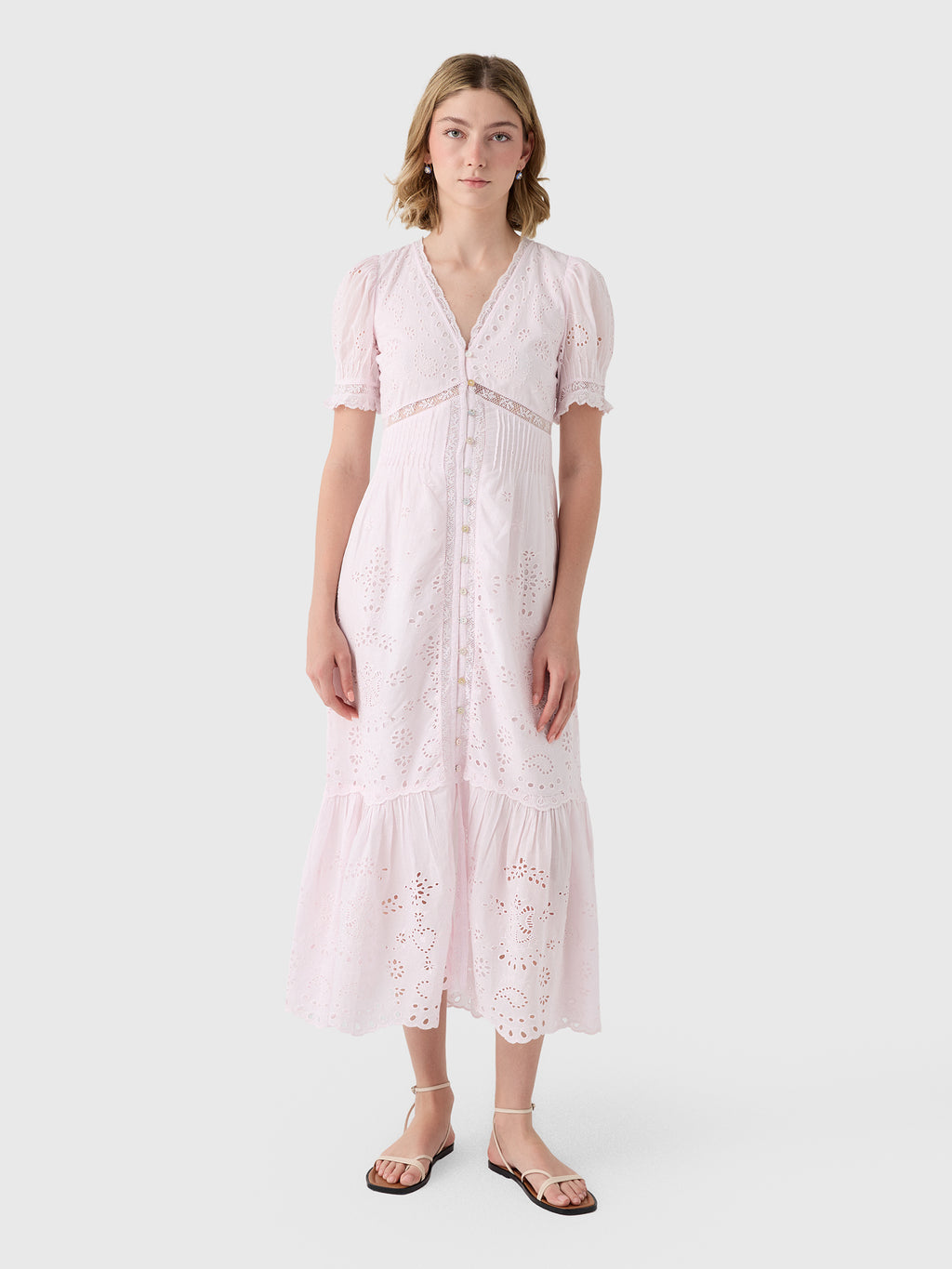 LoveShackFancy Women's Tarragon Dress - Saint Bernard