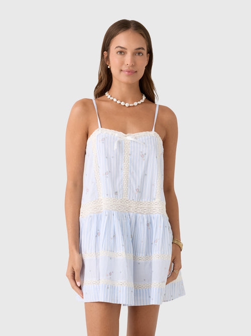 LoveShackFancy Women's Vionett Cotton Mini Dress