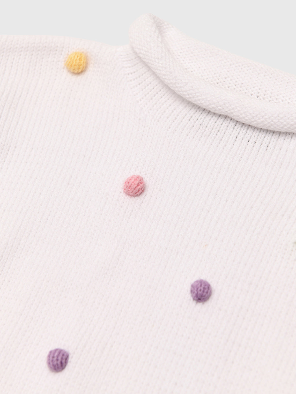 Luigi Girls' Pastel Ball Sweater - Saint Bernard