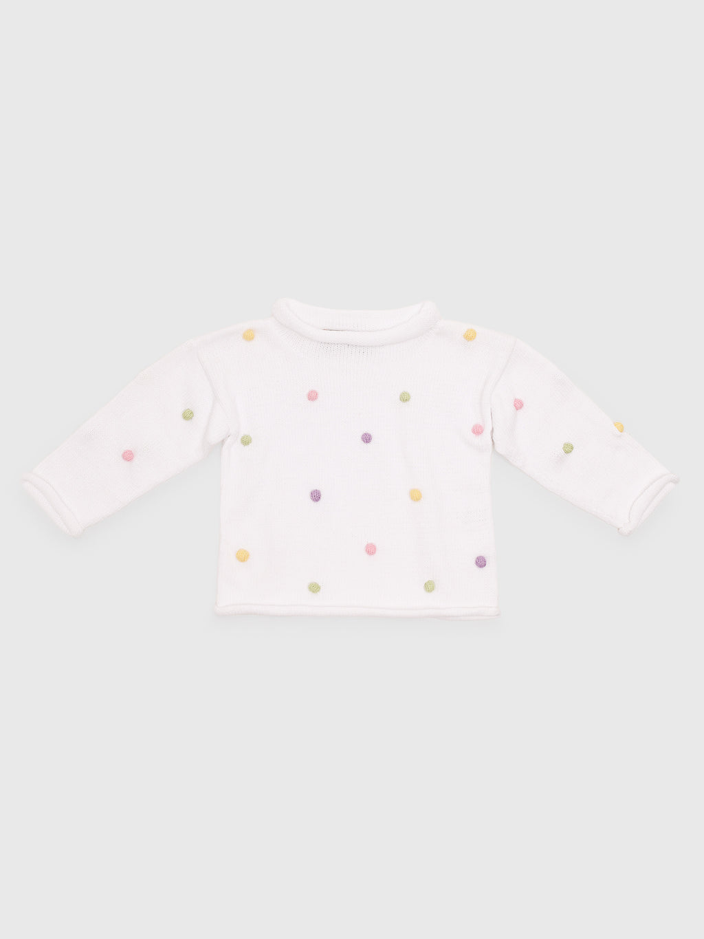 Luigi Girls' Pastel Ball Sweater - Saint Bernard