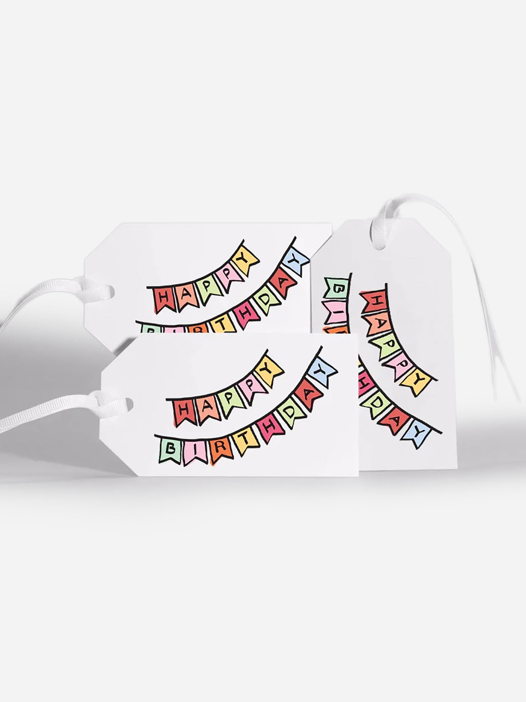 DearAnnabella Birthday Banner Gift Tags - Saint Bernard