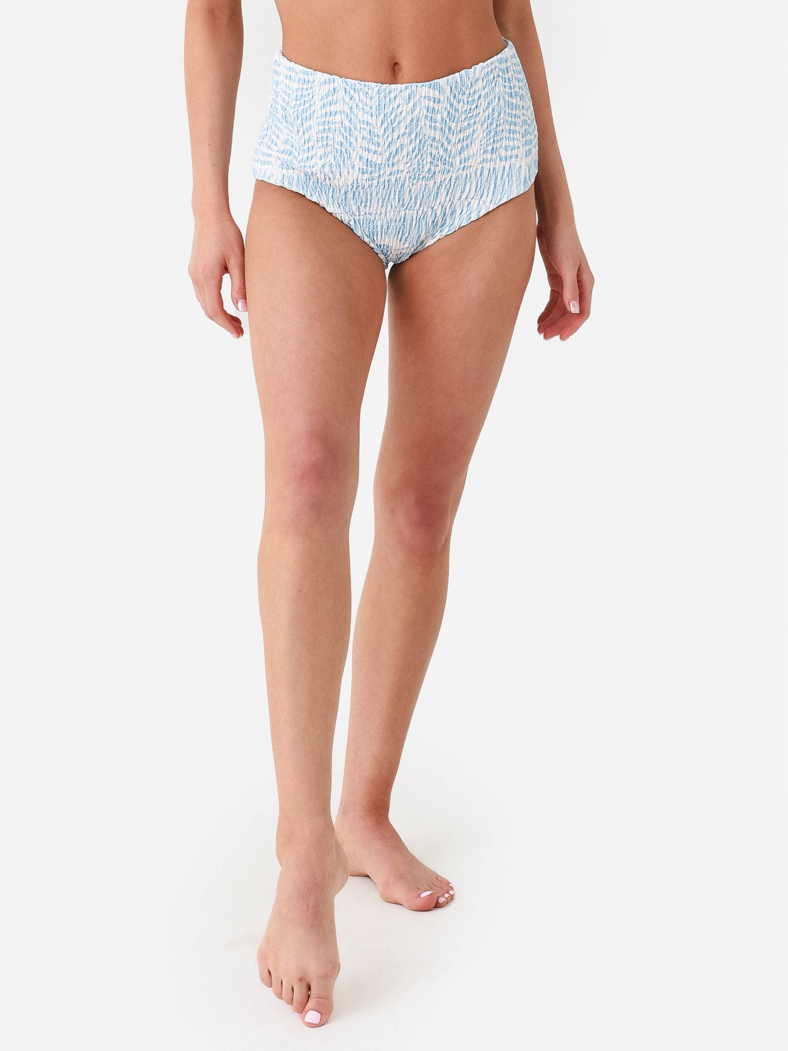 Citrine Women's Dakota Smocked Bikini Bottom - Saint Bernard