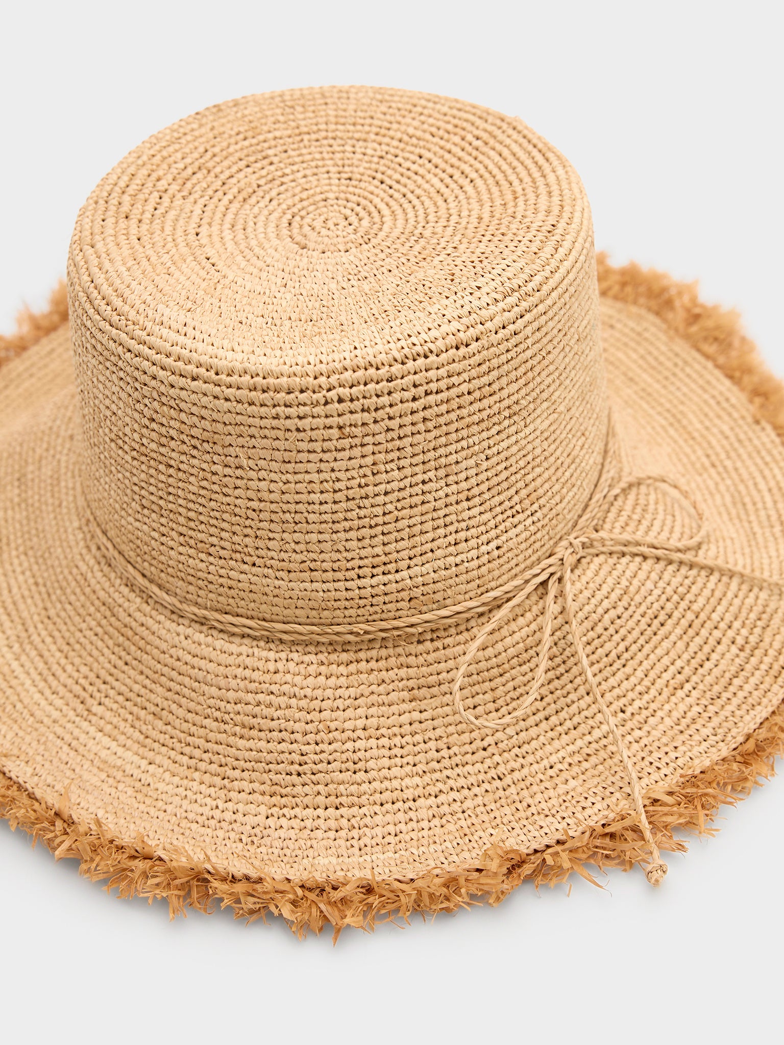 Hat Attack Women's Packable Raffia Bucket Hat - Saint Bernard