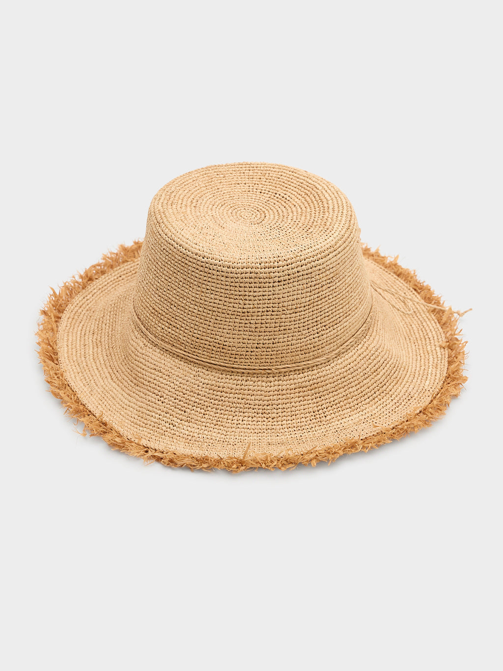 Hat Attack Women's Packable Raffia Bucket Hat - Saint Bernard