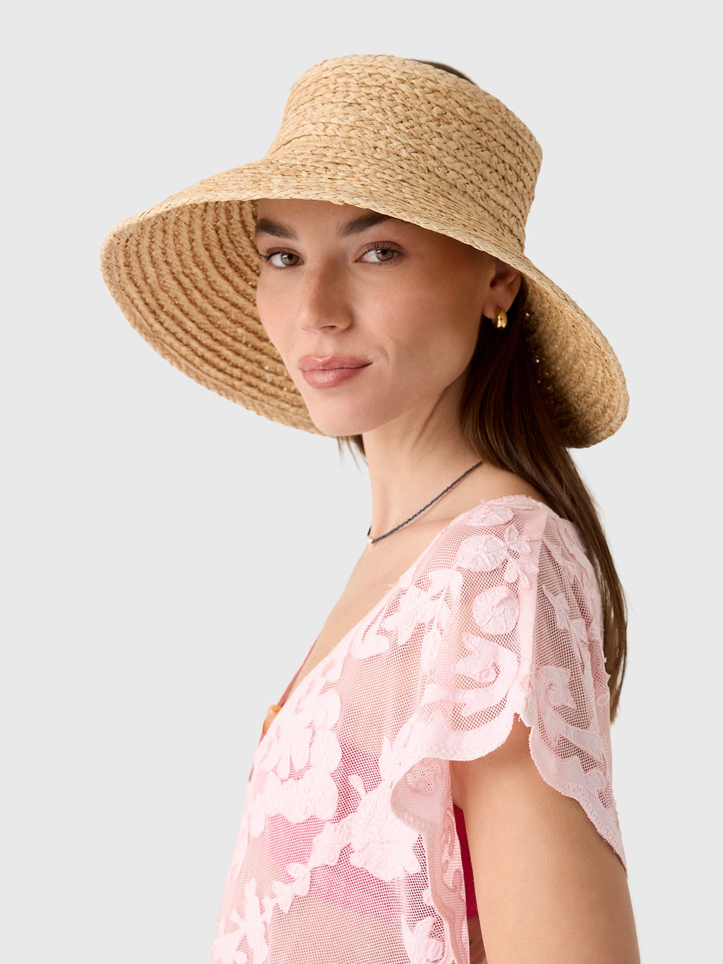 Hat Attack Women's Roll Up Visor - Saint Bernard