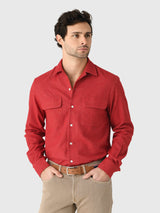 Maria Santangelo Men's Davos Woven Shirt - Saint Bernard