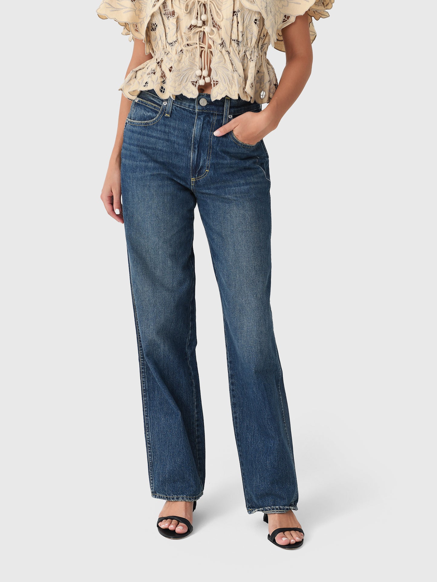 AMO Women's Annette Straight Jean - Saint Bernard