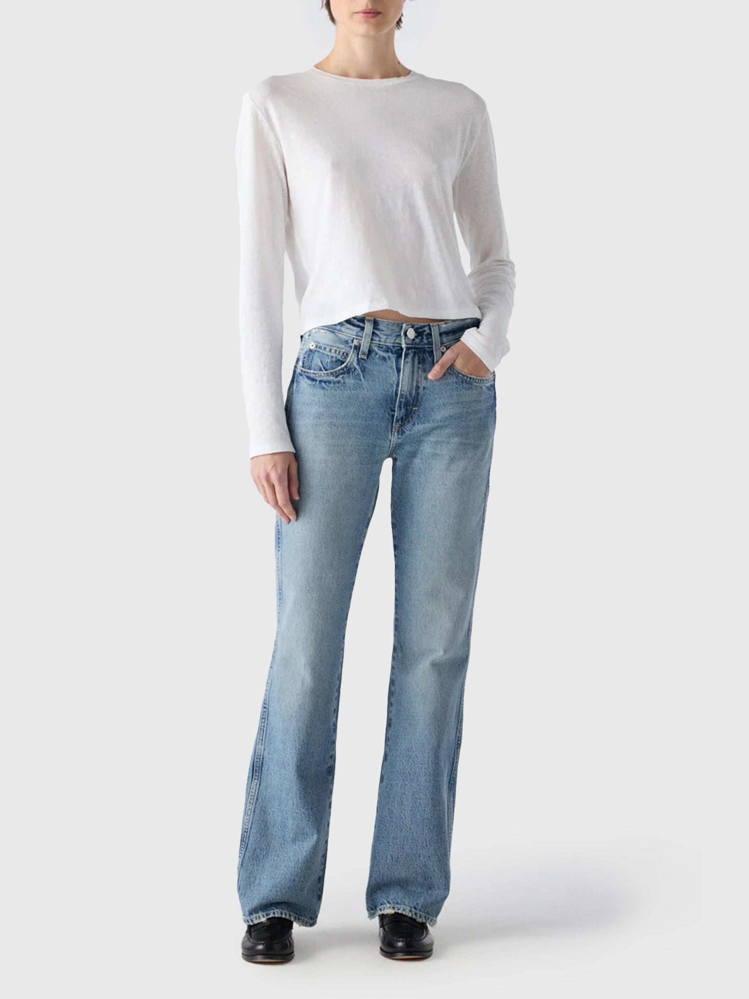 AMO Women's Marcenia Boot Jean - Saint Bernard
