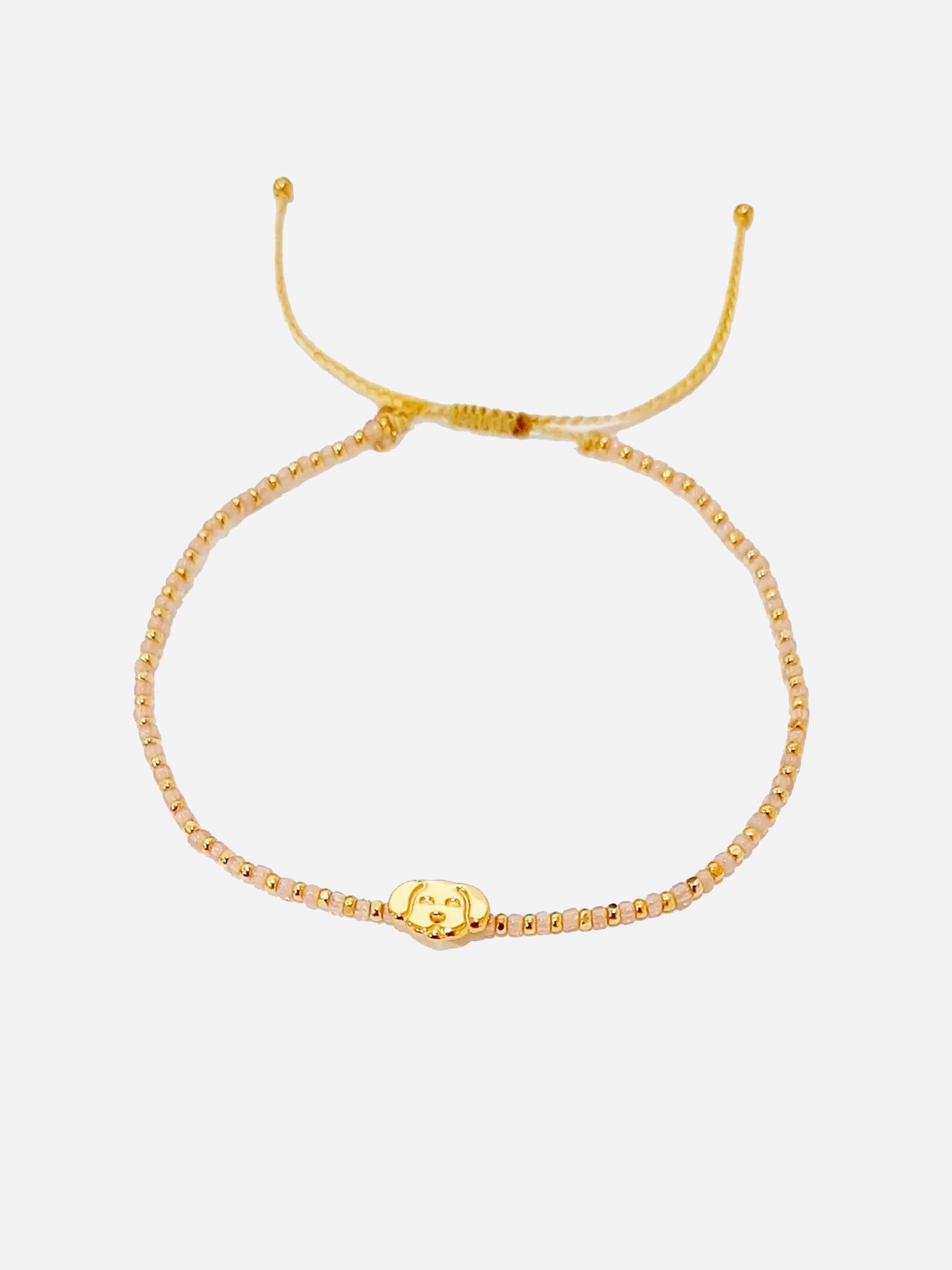 Tai Mixed Gold Simple Charm Bracelet - Saint Bernard