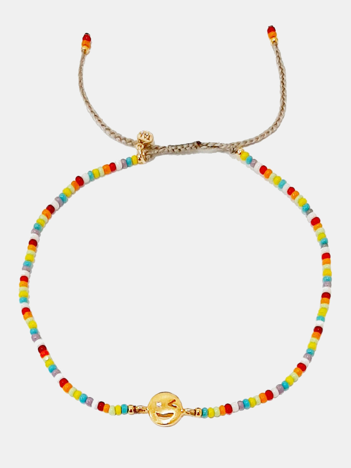 Tai Handmade Smiley Beaded Bracelet - Saint Bernard