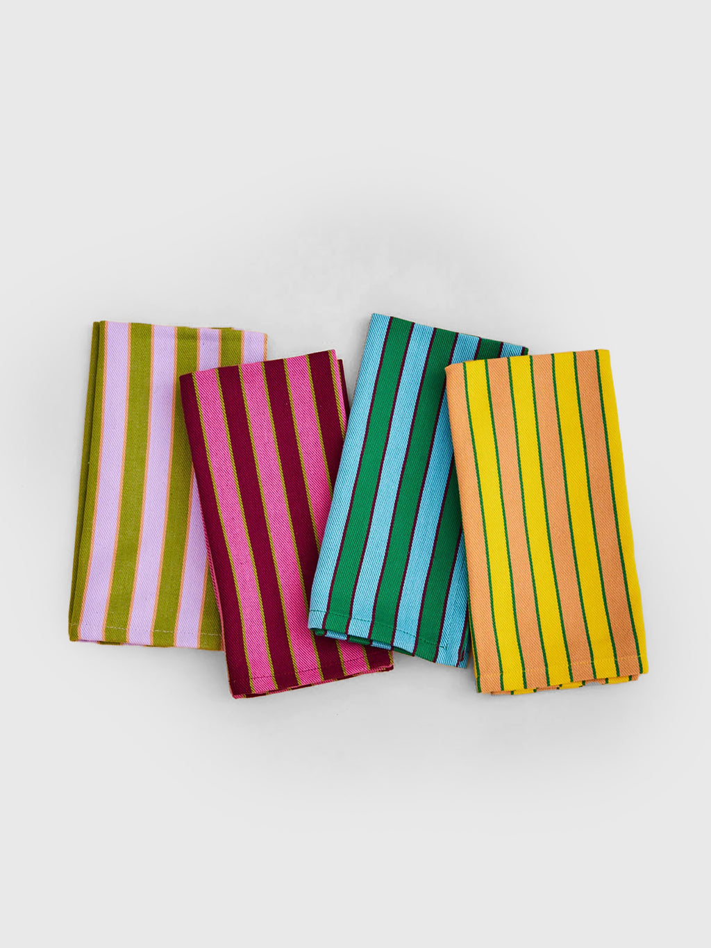 Dusen Dusen Herb Stripe Napkin Set - Saint Bernard