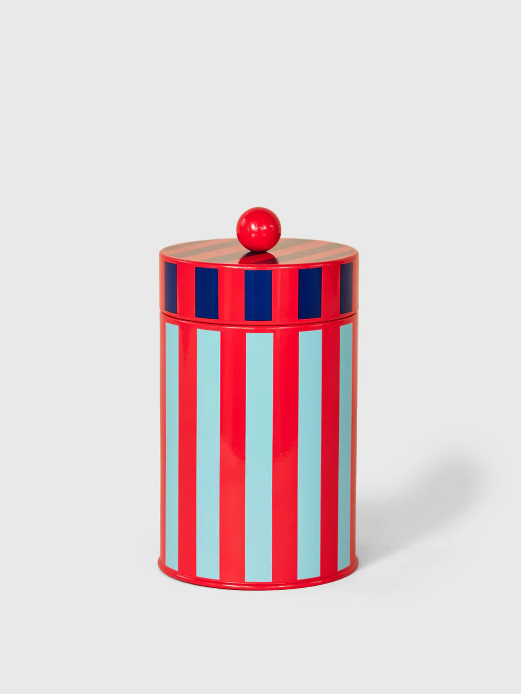 Dusen Dusen Tall Striped Canister - Saint Bernard