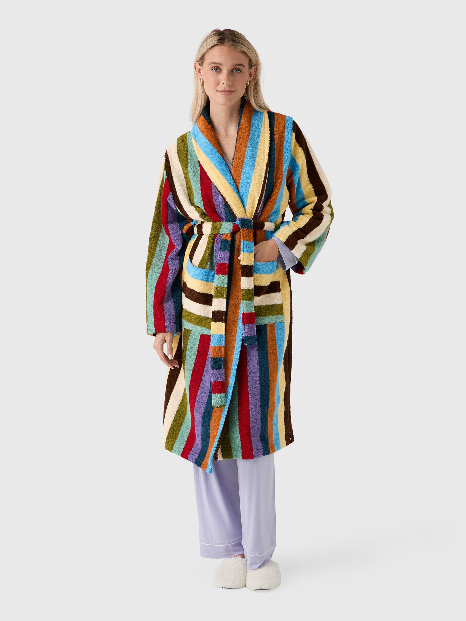 Dusen Dusen Women's Terry Bathrobe - Saint Bernard