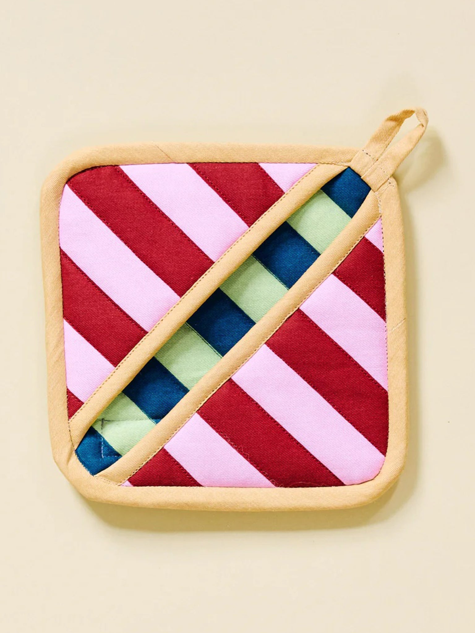Dusen Dusen Striped Pocket Potholder - Saint Bernard